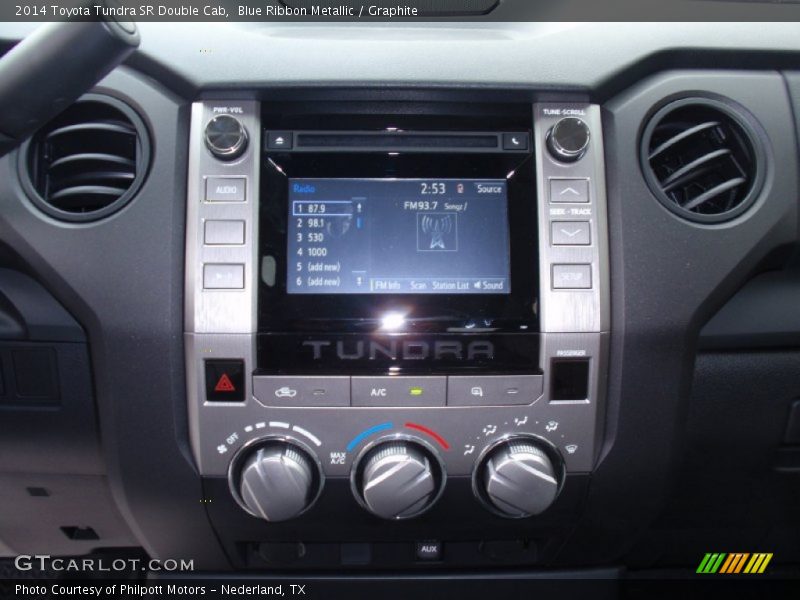 Controls of 2014 Tundra SR Double Cab