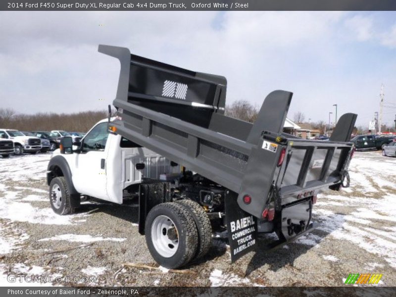 Oxford White / Steel 2014 Ford F450 Super Duty XL Regular Cab 4x4 Dump Truck