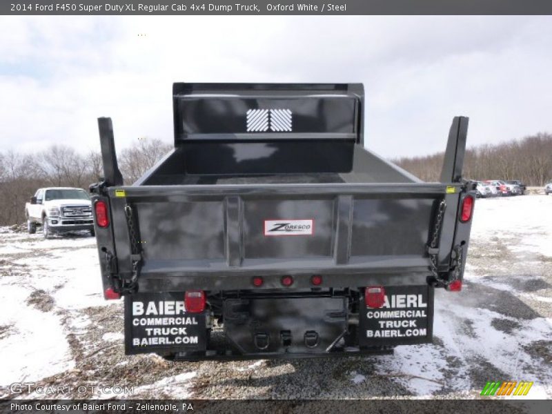 Oxford White / Steel 2014 Ford F450 Super Duty XL Regular Cab 4x4 Dump Truck