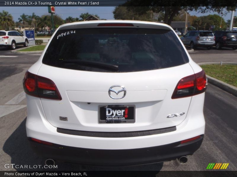 Crystal White Pearl / Sand 2014 Mazda CX-9 Touring