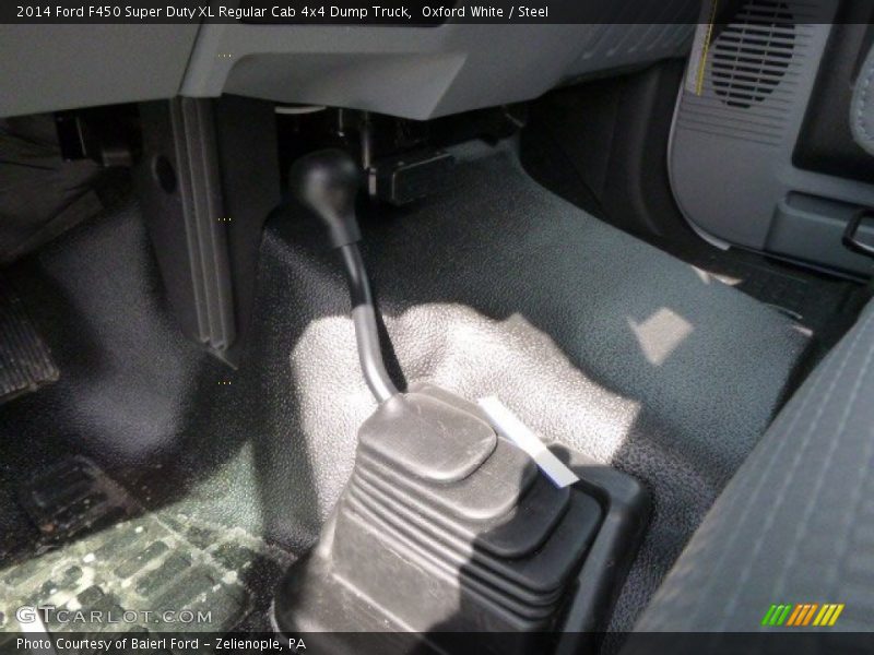 Oxford White / Steel 2014 Ford F450 Super Duty XL Regular Cab 4x4 Dump Truck
