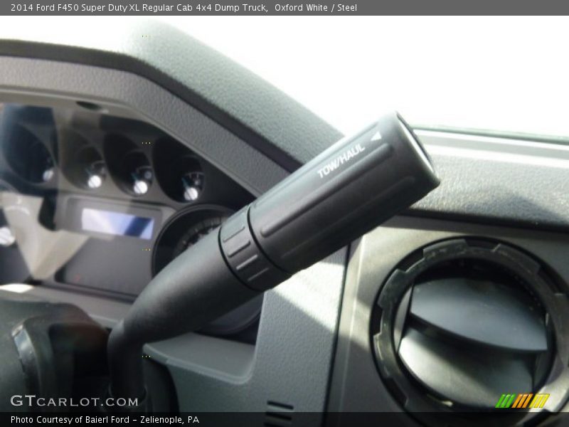 Oxford White / Steel 2014 Ford F450 Super Duty XL Regular Cab 4x4 Dump Truck