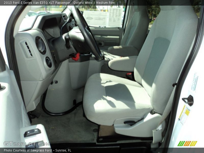 Oxford White / Medium Flint 2013 Ford E Series Van E350 XLT Passenger