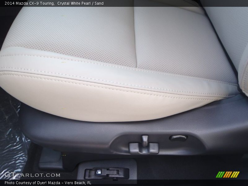 Crystal White Pearl / Sand 2014 Mazda CX-9 Touring