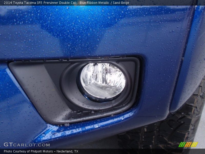 Blue Ribbon Metallic / Sand Beige 2014 Toyota Tacoma SR5 Prerunner Double Cab