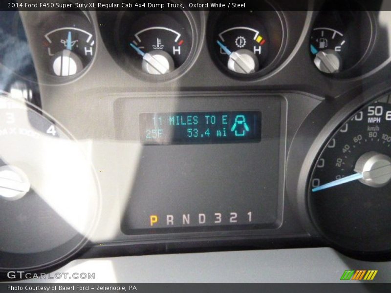 Oxford White / Steel 2014 Ford F450 Super Duty XL Regular Cab 4x4 Dump Truck