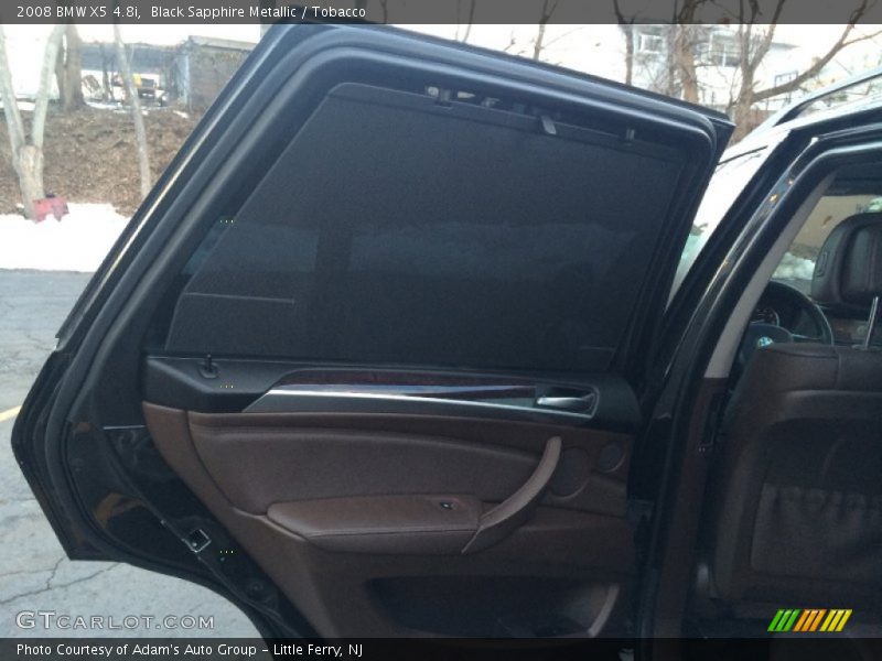 Black Sapphire Metallic / Tobacco 2008 BMW X5 4.8i