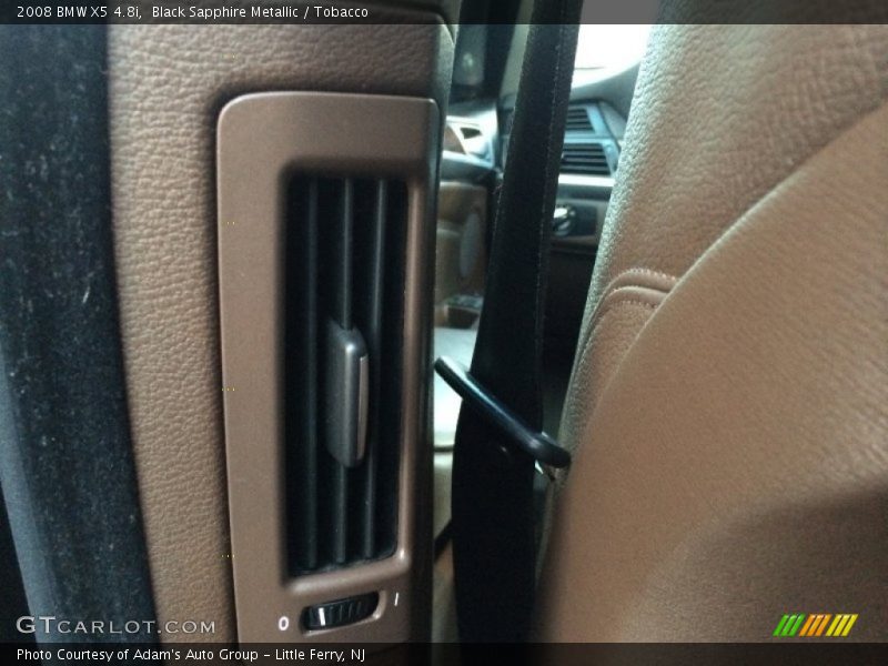 Black Sapphire Metallic / Tobacco 2008 BMW X5 4.8i