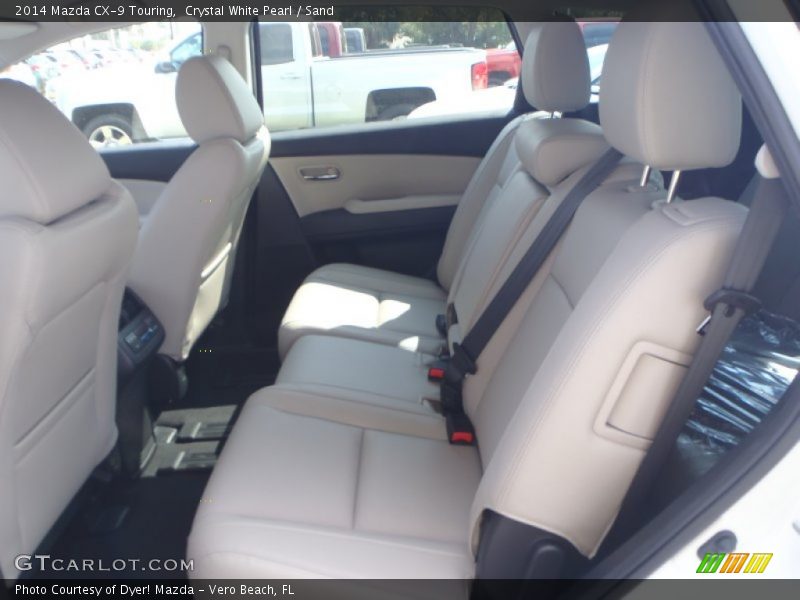 Rear Seat of 2014 CX-9 Touring