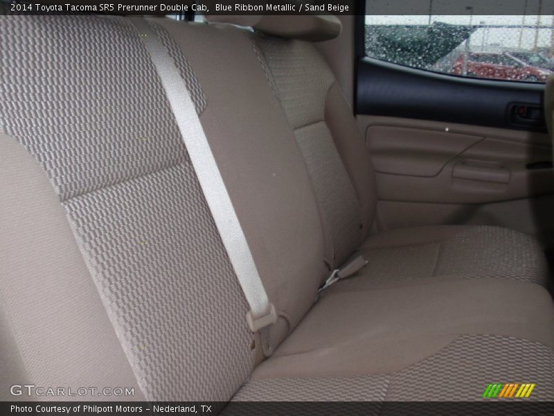 Blue Ribbon Metallic / Sand Beige 2014 Toyota Tacoma SR5 Prerunner Double Cab