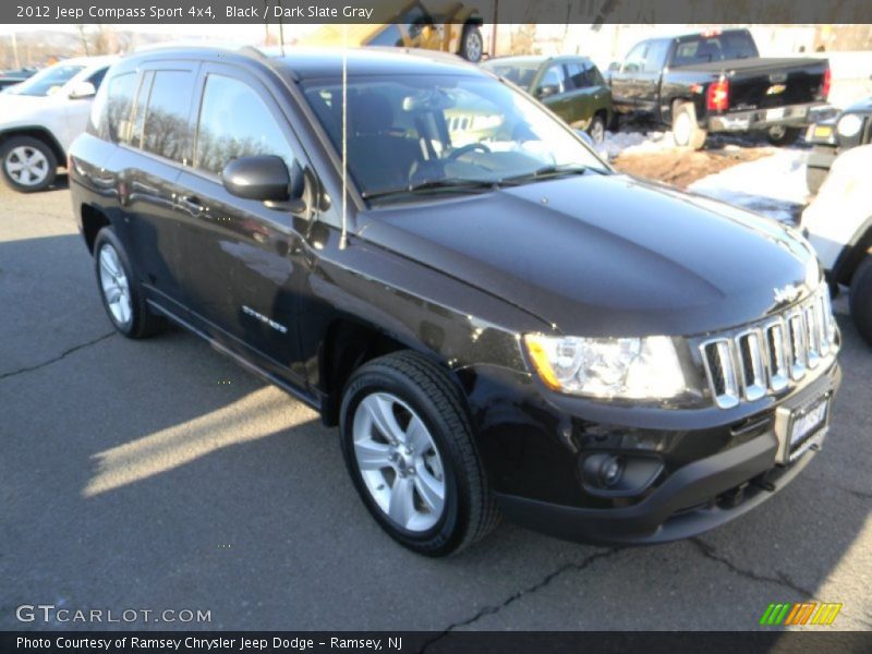 Black / Dark Slate Gray 2012 Jeep Compass Sport 4x4