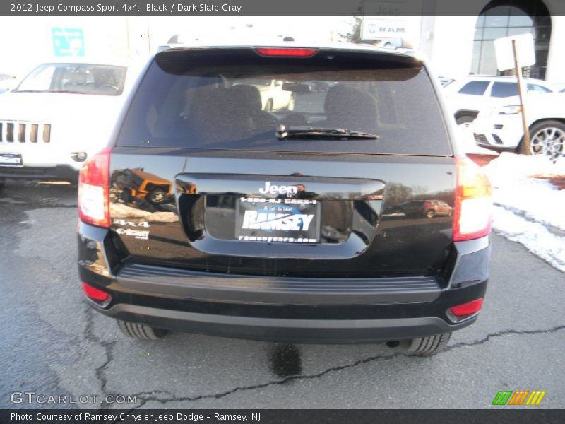 Black / Dark Slate Gray 2012 Jeep Compass Sport 4x4