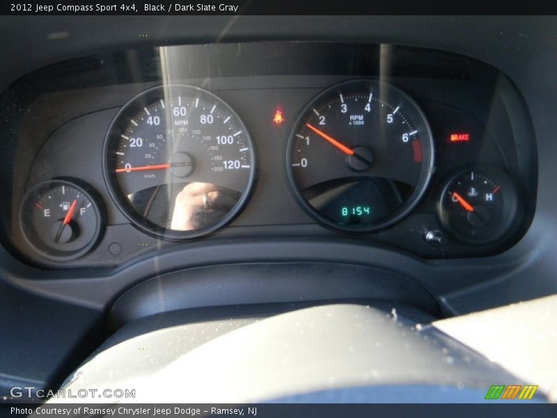 Black / Dark Slate Gray 2012 Jeep Compass Sport 4x4