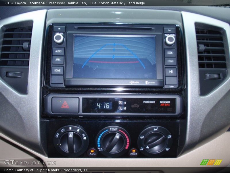 Blue Ribbon Metallic / Sand Beige 2014 Toyota Tacoma SR5 Prerunner Double Cab