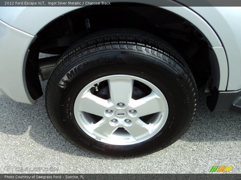 Ingot Silver Metallic / Charcoal Black 2012 Ford Escape XLT