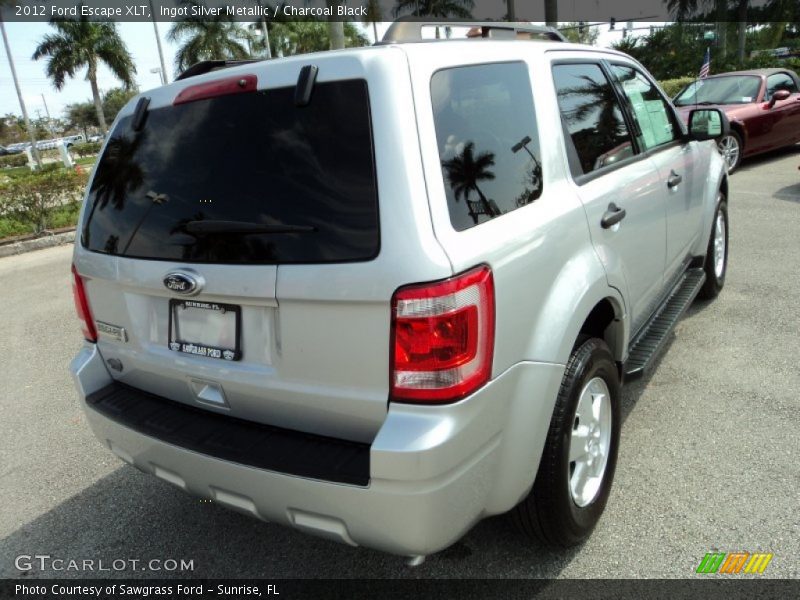 Ingot Silver Metallic / Charcoal Black 2012 Ford Escape XLT