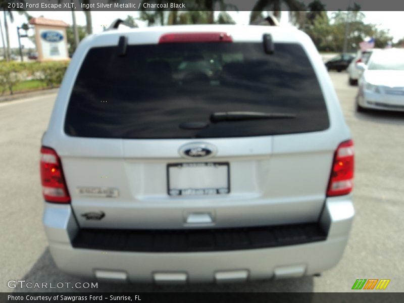 Ingot Silver Metallic / Charcoal Black 2012 Ford Escape XLT