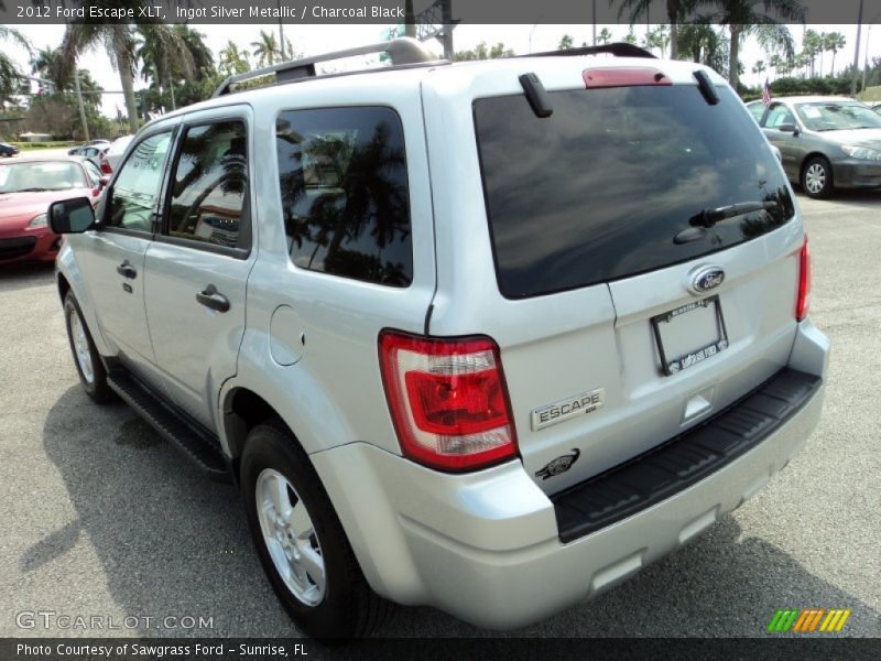 Ingot Silver Metallic / Charcoal Black 2012 Ford Escape XLT