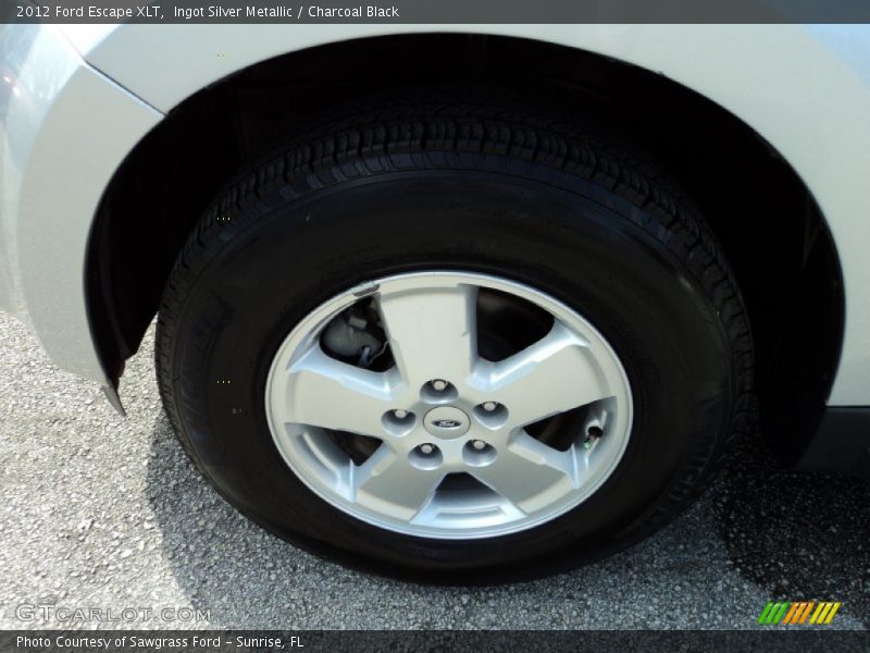 Ingot Silver Metallic / Charcoal Black 2012 Ford Escape XLT