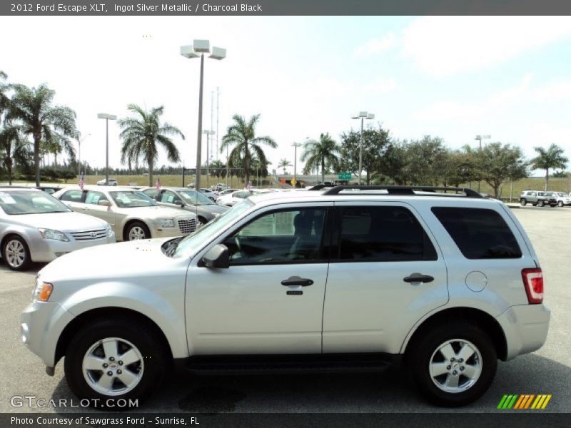 Ingot Silver Metallic / Charcoal Black 2012 Ford Escape XLT