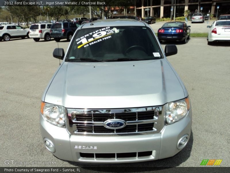 Ingot Silver Metallic / Charcoal Black 2012 Ford Escape XLT