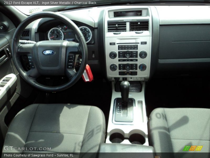 Ingot Silver Metallic / Charcoal Black 2012 Ford Escape XLT