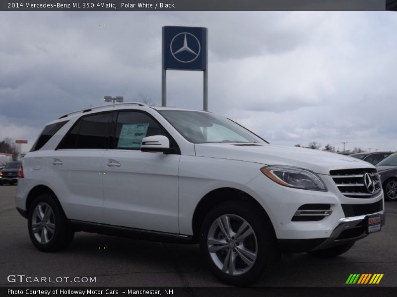 Polar White / Black 2014 Mercedes-Benz ML 350 4Matic
