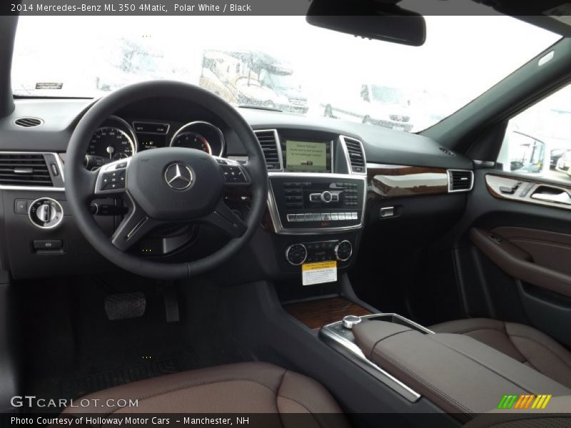 Polar White / Black 2014 Mercedes-Benz ML 350 4Matic
