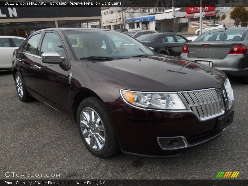Bordeaux Reserve Metallic / Light Camel 2012 Lincoln MKZ AWD