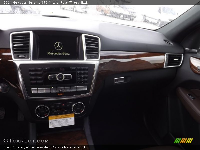 Polar White / Black 2014 Mercedes-Benz ML 350 4Matic