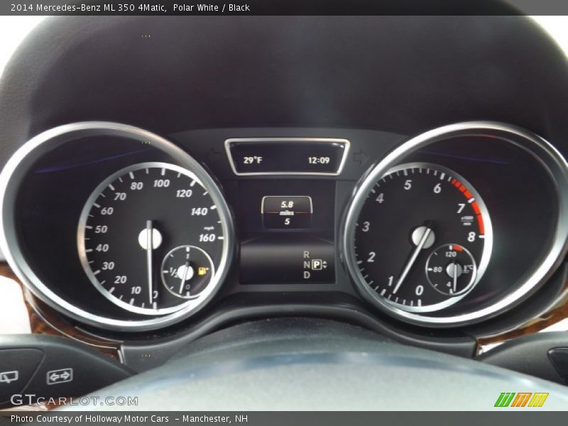 Polar White / Black 2014 Mercedes-Benz ML 350 4Matic