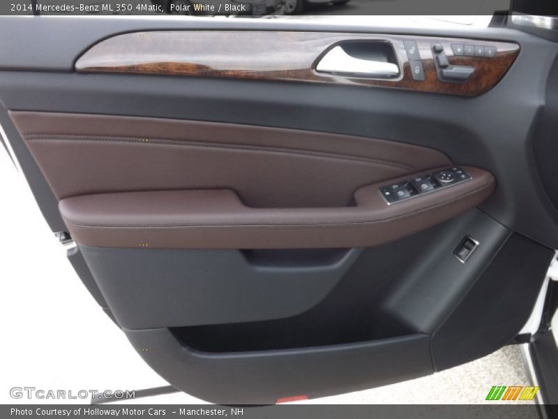 Polar White / Black 2014 Mercedes-Benz ML 350 4Matic