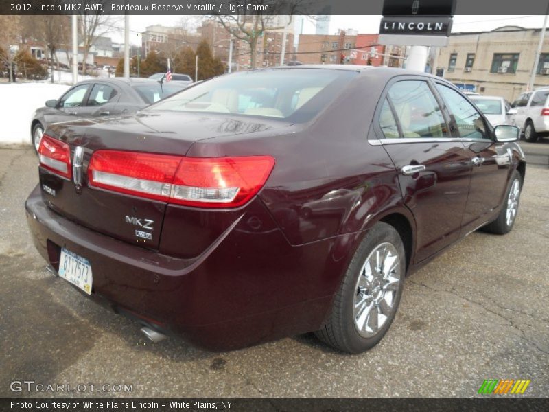Bordeaux Reserve Metallic / Light Camel 2012 Lincoln MKZ AWD