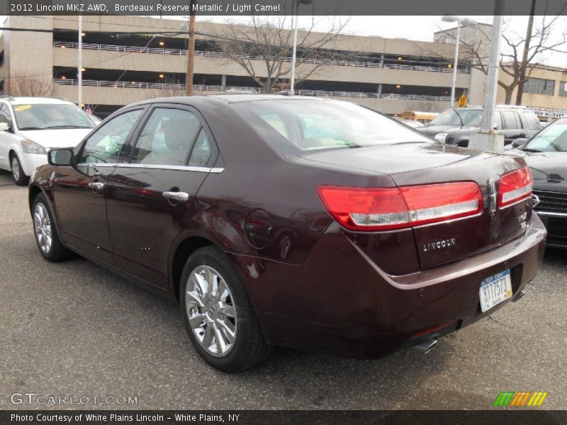 Bordeaux Reserve Metallic / Light Camel 2012 Lincoln MKZ AWD