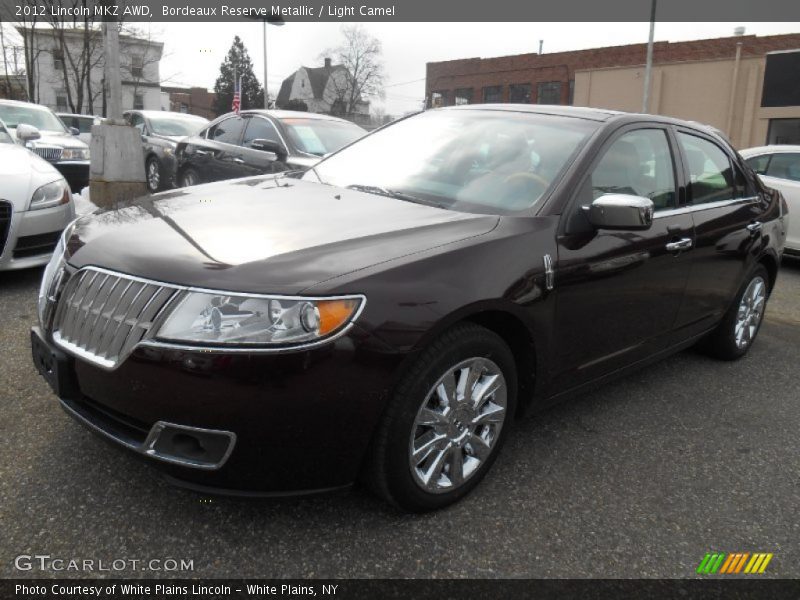 Bordeaux Reserve Metallic / Light Camel 2012 Lincoln MKZ AWD
