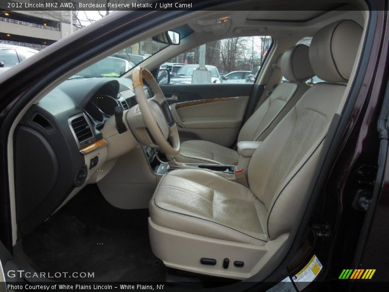 Bordeaux Reserve Metallic / Light Camel 2012 Lincoln MKZ AWD