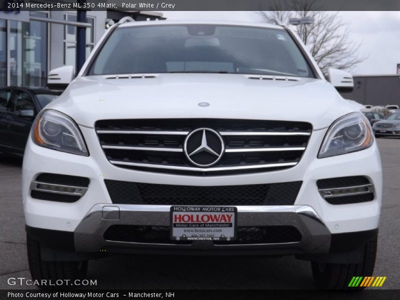 Polar White / Grey 2014 Mercedes-Benz ML 350 4Matic
