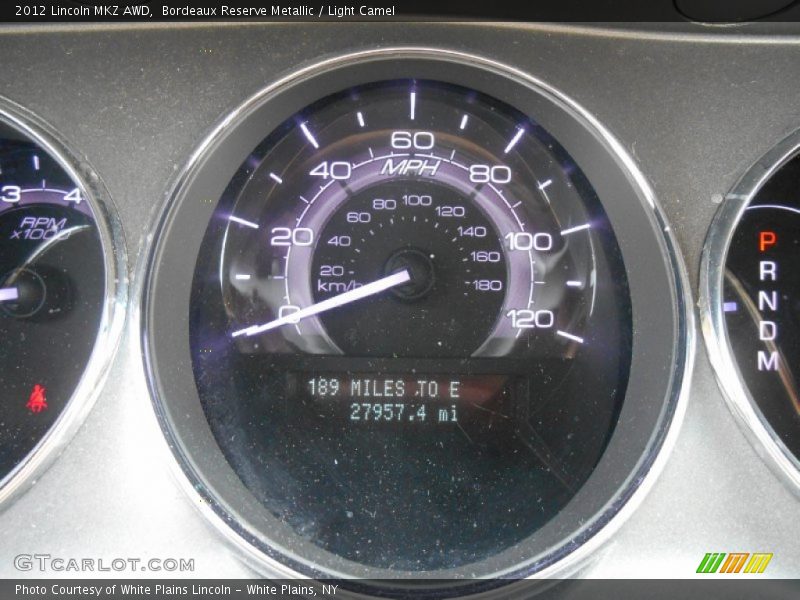 Bordeaux Reserve Metallic / Light Camel 2012 Lincoln MKZ AWD
