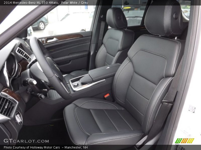 Polar White / Grey 2014 Mercedes-Benz ML 350 4Matic