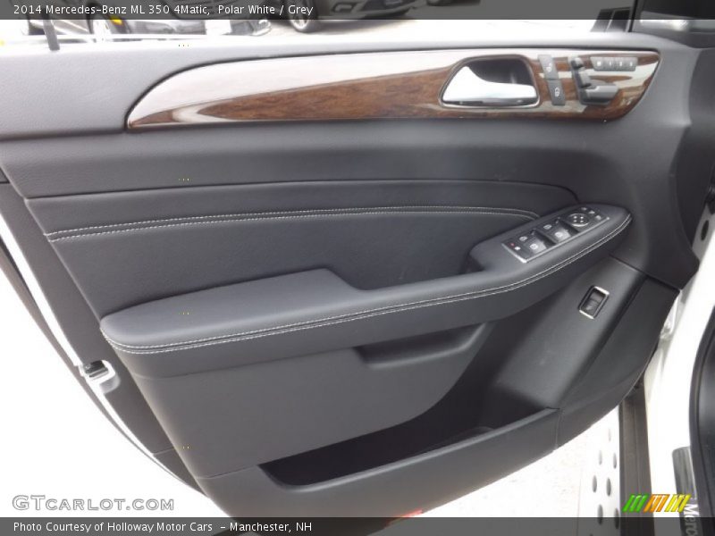Polar White / Grey 2014 Mercedes-Benz ML 350 4Matic