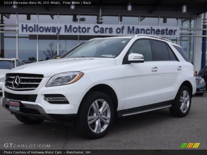 Polar White / Black 2014 Mercedes-Benz ML 350 4Matic