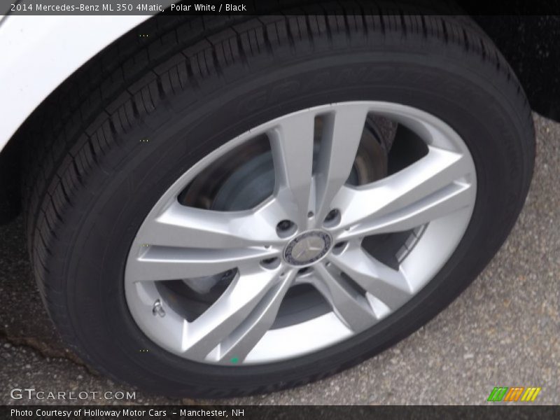 Polar White / Black 2014 Mercedes-Benz ML 350 4Matic
