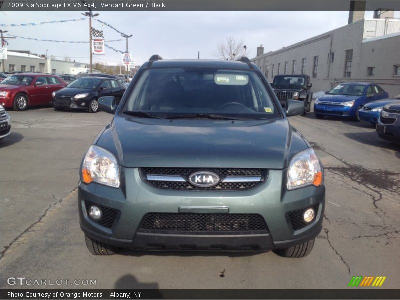 Verdant Green / Black 2009 Kia Sportage EX V6 4x4