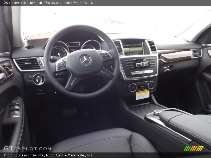 Polar White / Black 2014 Mercedes-Benz ML 350 4Matic