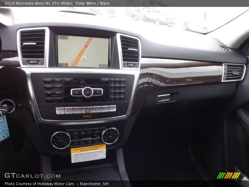 Polar White / Black 2014 Mercedes-Benz ML 350 4Matic