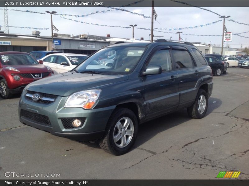 Verdant Green / Black 2009 Kia Sportage EX V6 4x4