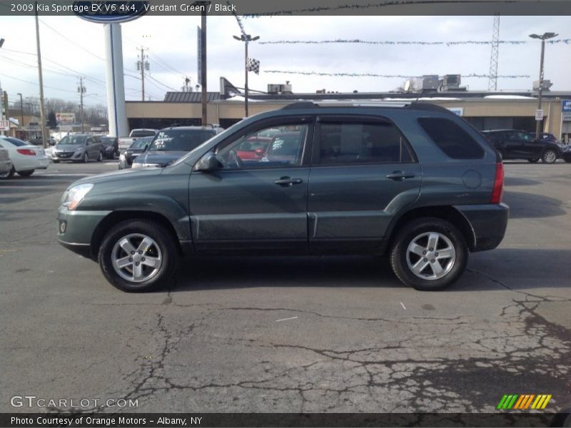 Verdant Green / Black 2009 Kia Sportage EX V6 4x4