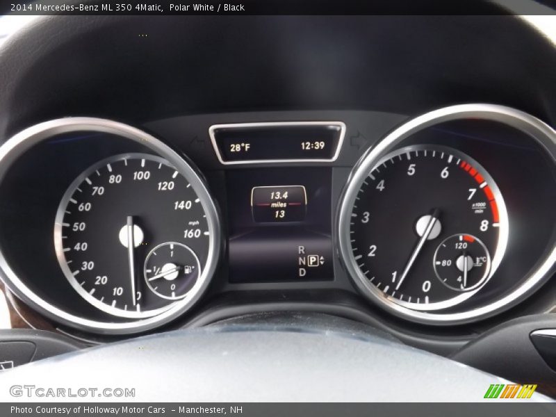 Polar White / Black 2014 Mercedes-Benz ML 350 4Matic