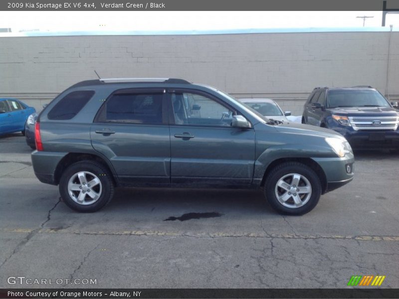 Verdant Green / Black 2009 Kia Sportage EX V6 4x4