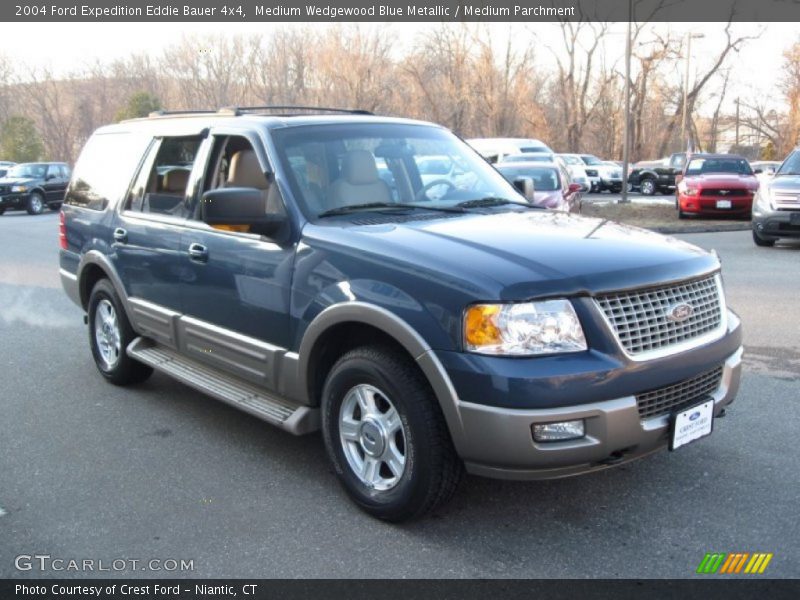 Medium Wedgewood Blue Metallic / Medium Parchment 2004 Ford Expedition Eddie Bauer 4x4
